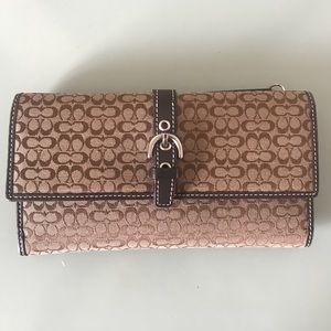 Vintage Coach Wallet & Checkbook